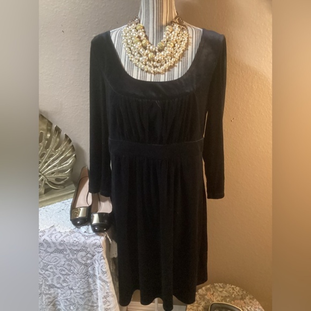 AGB Classic VELVET Black Dress